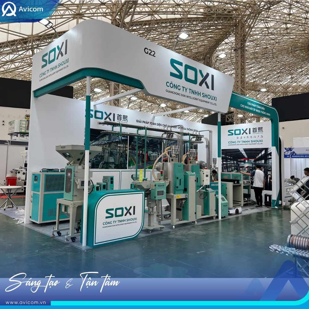 Avicom thi công gian hàng VINAMAC EXPO 2026 ngành cơ khí và công nghiệp